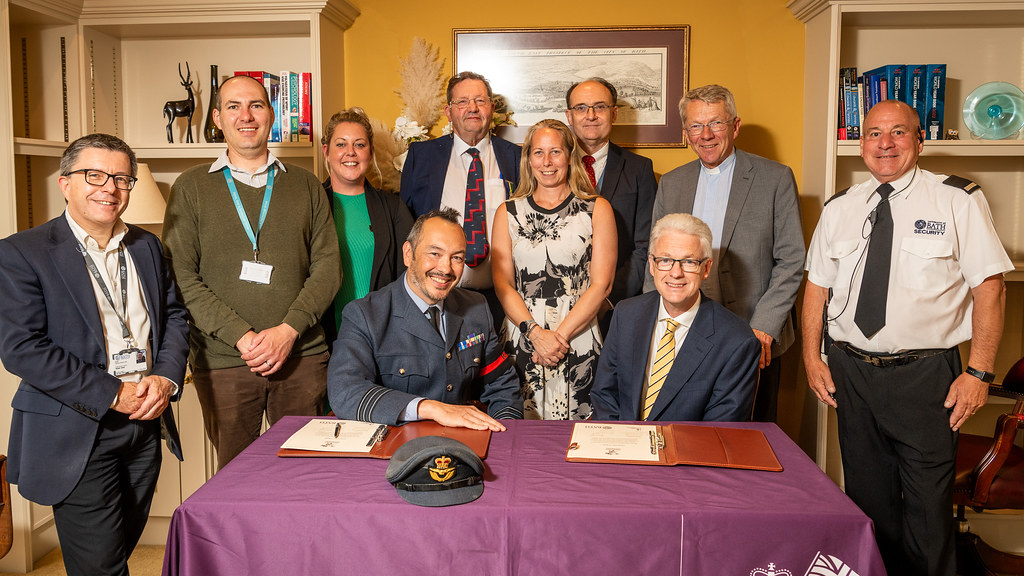 Featured image for “University of Bath signs Armed Forces Covenant”
