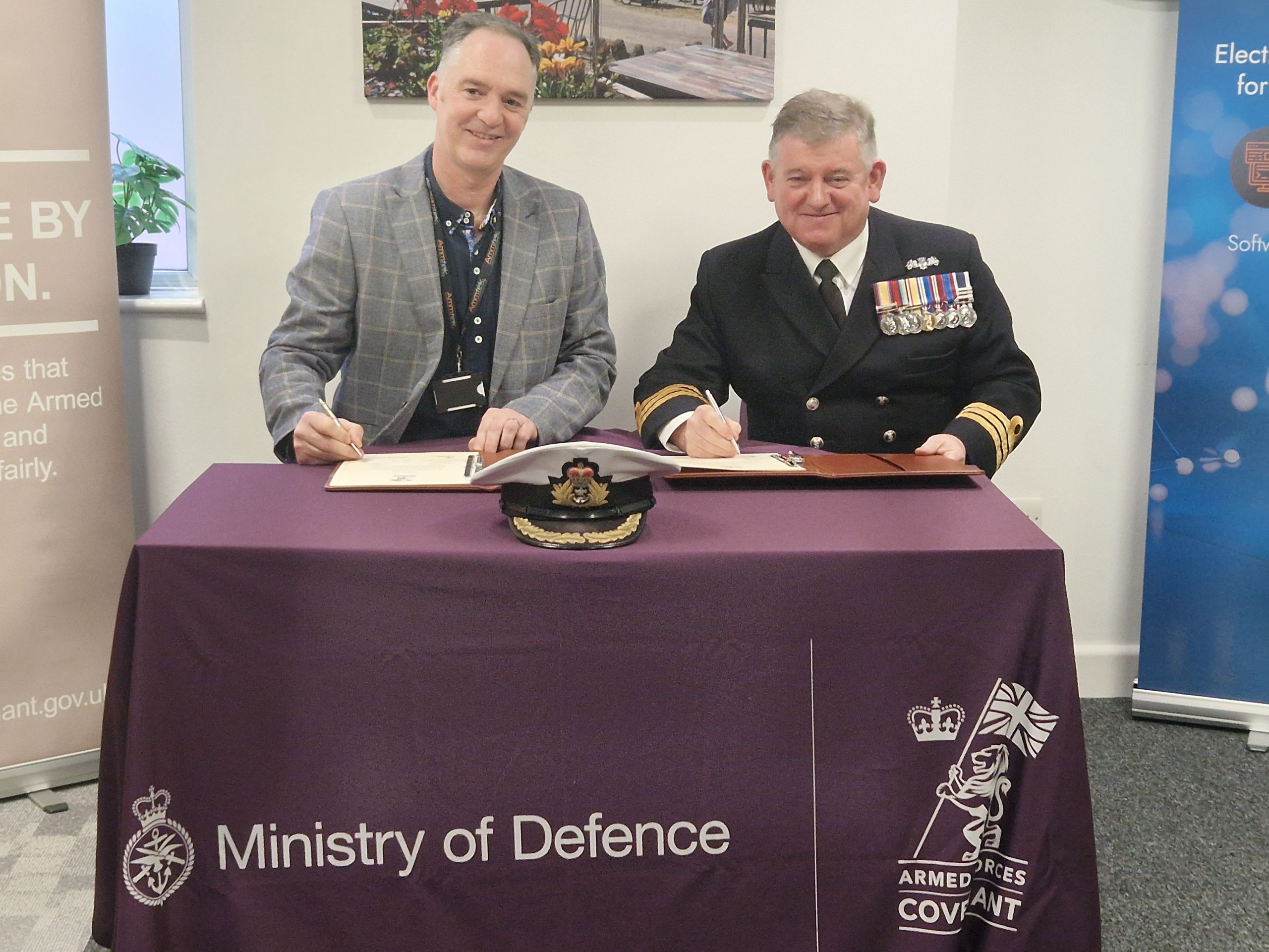 Featured image for “Signing of the Armed Forces Covenant by Ammtek Ltd”