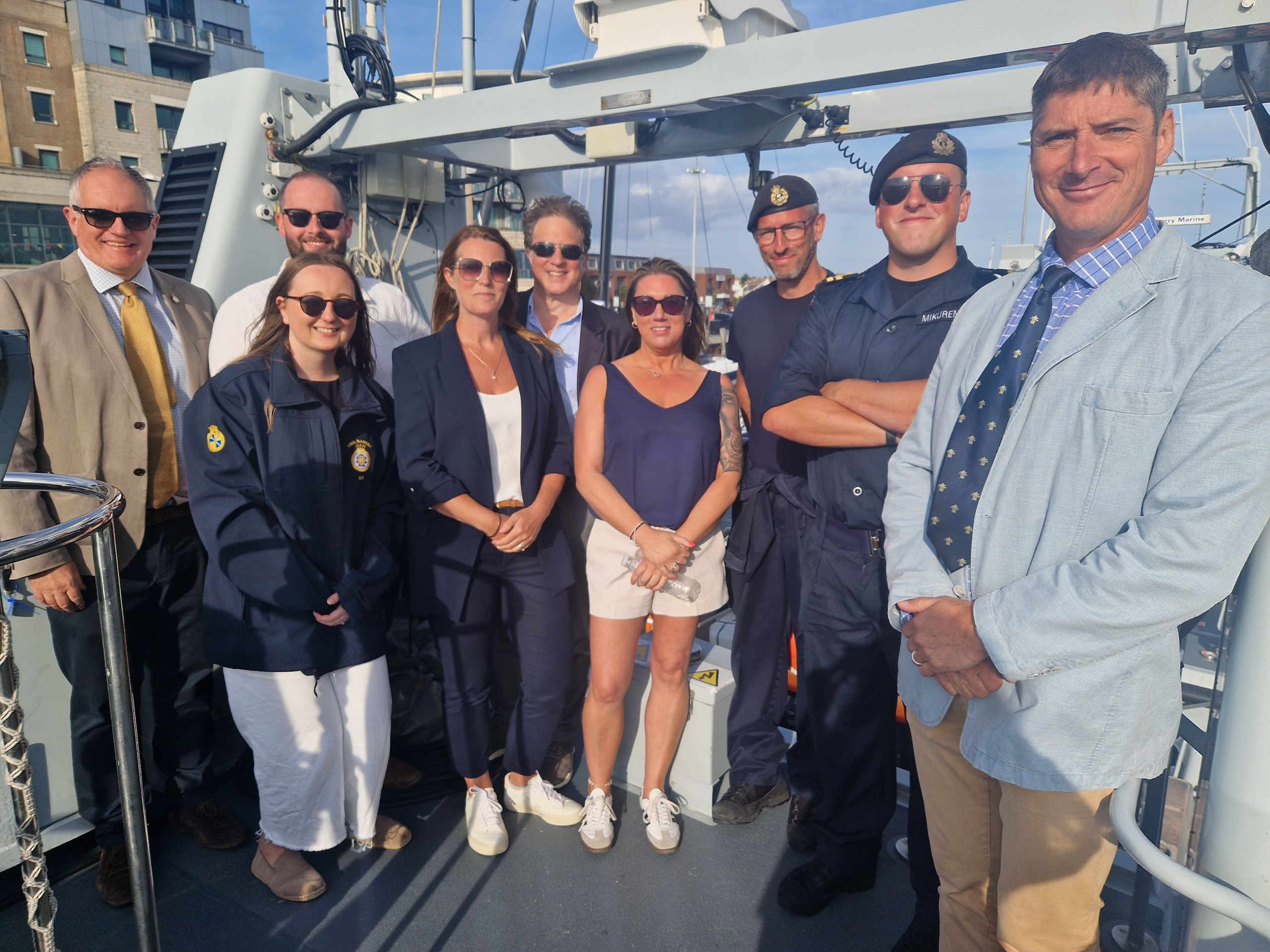 Featured image for “Top Employers Get VIP View of Bournemouth Air Festival Aboard Royal Navy Patrol Boat”