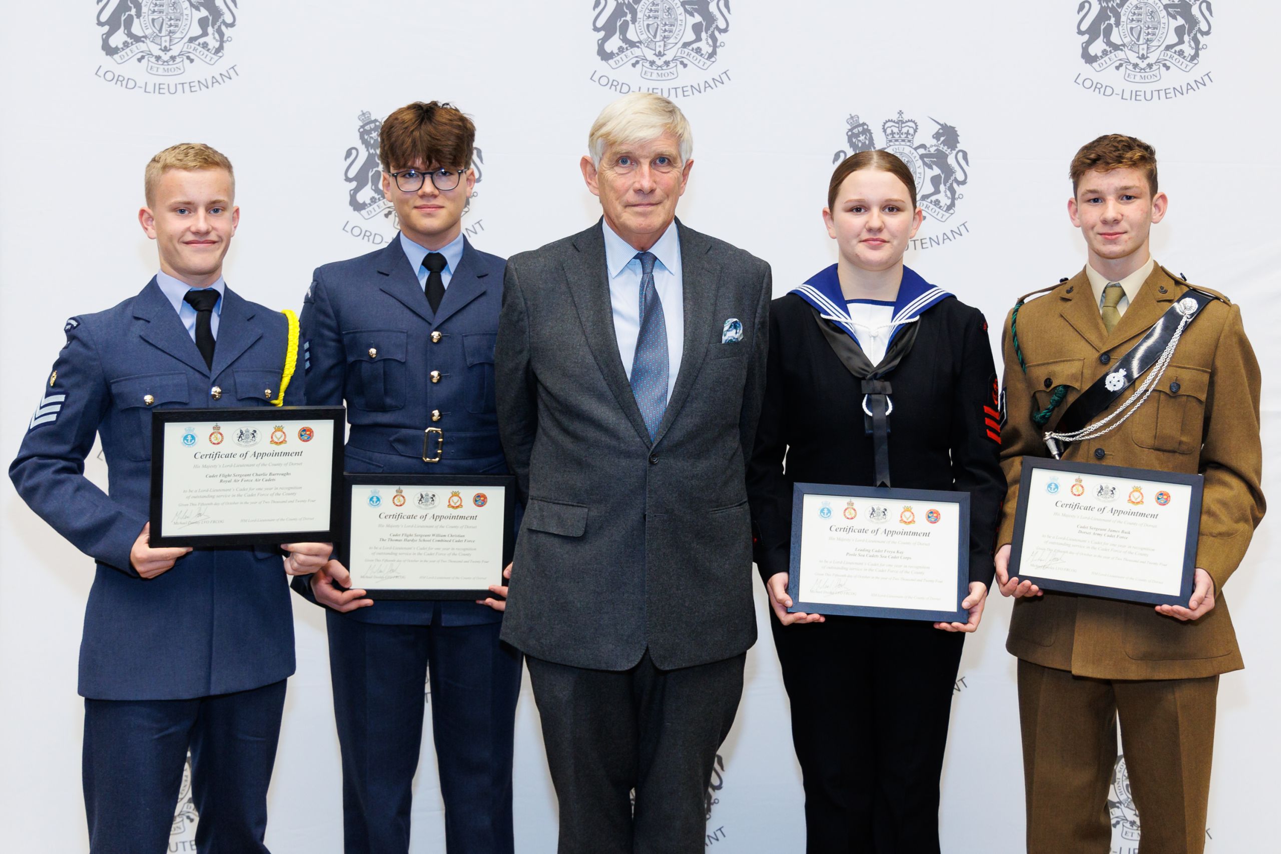 Featured image for “Outstanding Young People Honoured at Lord-Lieutenant of Dorset Awards Ceremony”