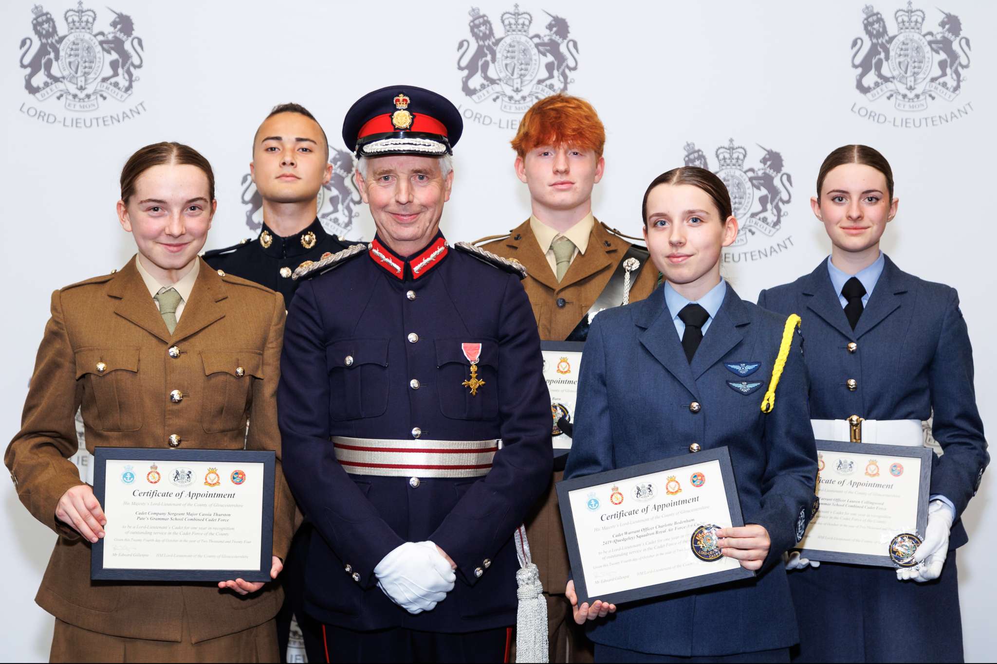 Featured image for “New Lord Lieutenant’s Cadets Appointed at Special Ceremony in Gloucestershire”