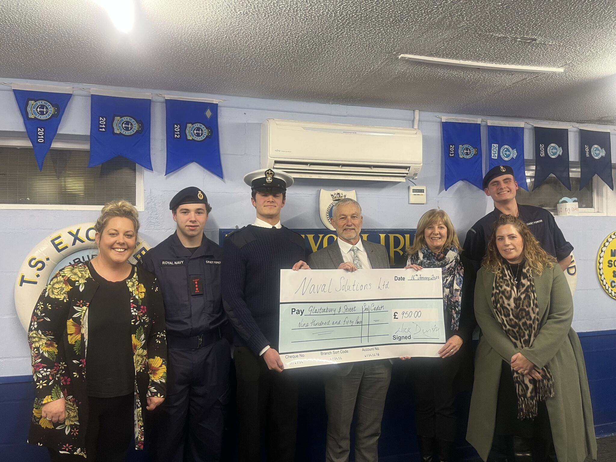 Featured image for “Naval Solutions Ltd supports Glastonbury and Street generous donation”