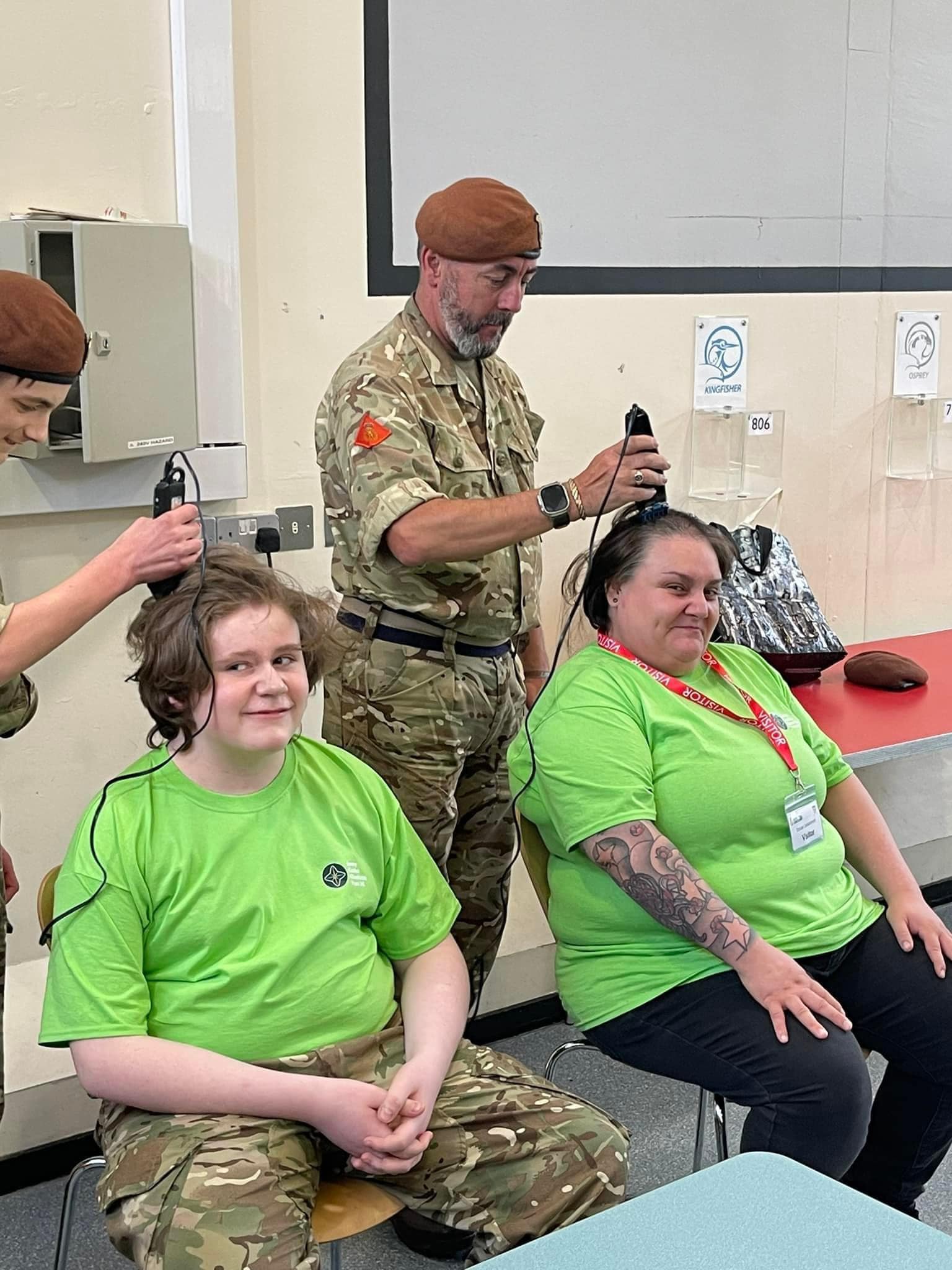 Featured image for “Wiltshire Army Cadet Force cadet shaves hair for charity”